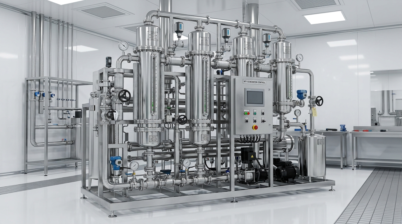 Multi-Effect Water Distiller Skid for WFI